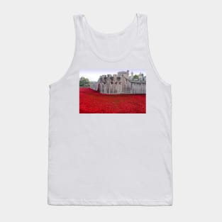 Tower of London Red Poppy Tank Top